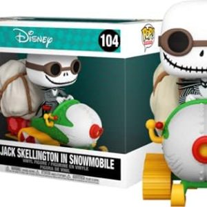 JACK SKELLINGTON IN SNOWMOBILE