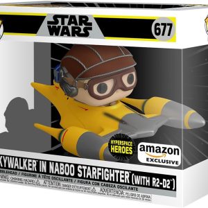 ANAKIN SKYWALKER IN NABOO STARFIGHTER (WITH R2D2)